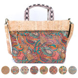 natural cork tote bag with Portuguese design