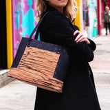Eco-Friendly Cork Tote Bag with Natural Finish