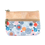 Women's Cork Coin Purse - Portuguese pattern