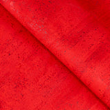 🔥 Cherry Red Cork Fabric – Vibrant, Sustainable & Luxurious!