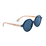 Women's Cork Sunglasses with UV Protection (Including case) L-1070