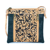 Cork Crossbody Bag with Unique Patterns