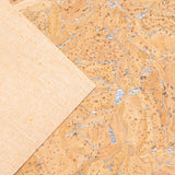 Natural Cork Fabric with Silver Veins COF-364-A