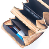 Triple-Zip Cork Crossbody Phone Bag: Eco-Friendly & Stylish 2311