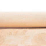 Premium Solid Natural Cork Fabric – Sustainable Vegan Leather Alternative
