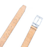 Find Your Perfect Fit: Adjustable Natural Cork Belt (Up to 49" Waist)
