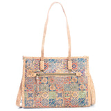 Natural Cork Women's Tote Bag with Shoulder Strap
