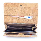 Lux Cork Bifold Women’s Wallet – Smart Vegan Travel Wallet