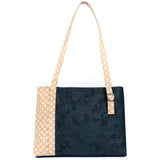 Floral Cork Shoulder Bag - Daisy Print Eco Portugal | Corkadia