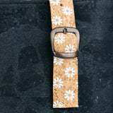 Floral Cork Shoulder Bag - Daisy Print Eco Portugal | Corkadia