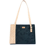 Floral Cork Shoulder Bag - Daisy Print Eco Portugal | Corkadia