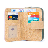 Medium-Sized Women’s Cork Wallet – RFID Protected