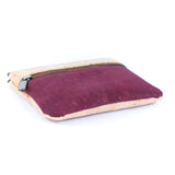 Minimalist Cork Coin Purse with Dual Zippers