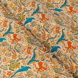 Under the Sea Cork Fabric – Marine Print Vegan Material