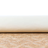 Natural Cork Fabric with White Geometric Pattern – Vegan Designer Material