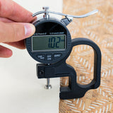 Natural Cork Fabric with White Geometric Pattern – Vegan Designer Material