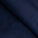 Solid Blue Cork Fabric Premium Eco | Corkadia
