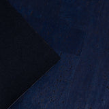 Solid Blue Cork Fabric Premium Eco | Corkadia