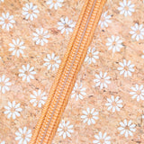 Floral White Print Cork Shoulder Bag