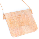 Floral White Print Cork Shoulder Bag