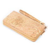 Eco-Friendly Wallet with Golden Accents: Vegan & Stylish