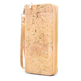 Eco-Friendly Wallet with Golden Accents: Vegan & Stylish