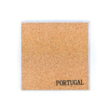 Elegant Portuguese Tile-Inspired Ceramic & Cork Coasters - Set of 6 L-038