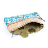 Women's Cork Coin Purse - interior view