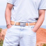 Effortless Elegance: The Classic Gentleman's Natural Cork Belt