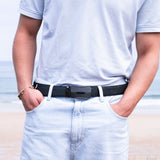 Timeless Elegance: The Classic Gentleman's Black Cork Belt