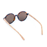 Women's Cork Sunglasses with UV Protection (Including case) L-1070