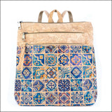 Cork Backpack for Women Vegan Rucksack with Multiple Pockets BAGD-601 B Flash Sales