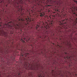 Dark Red Block - Style Cork Fabric With Black Backing 0.90Mm Thickness Cof - 530 - B Cork Fabric