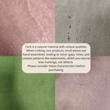 Dark Red Solid Cork Fabric With Black Backing 0.79Mm Thickness Cof - 529 - B Cork Fabric