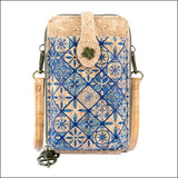 Floral Cork Crossbody Phone Bag for Women – Double Zipper BAGD-605 F Flash Sales