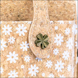 Floral Cork Crossbody Phone Bag for Women – Double Zipper BAGD-605 Flash Sales