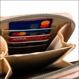 Floral Cork Crossbody Phone Bag for Women – Double Zipper BAGD-605 Flash Sales