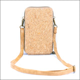 Floral Cork Crossbody Phone Bag for Women – Double Zipper BAGD-605 Flash Sales