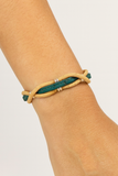 Hand-Woven Natural Cork Bracelet for Women – Cross-Design