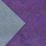 Natural Cork Chunk Fabric In Purple Cof - 524 - D Cork Fabric