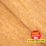 Natural Rustic Cork Fabric