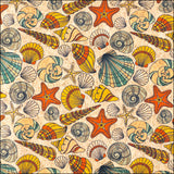Sea Shells & Starfish Cork Fabric COF-636 cork fabric