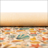 Sea Shells & Starfish Cork Fabric COF-636 cork fabric
