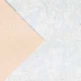 White Cork Fabric In Block Style With Beige Backing 0.71Mm Thickness Cof - 533 - B Cork Fabric