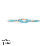 Handmade Braided Cork Bracelet – Natural & Color Mix