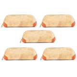 orange cork leather pencil cases wholesale
