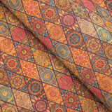 Ceramic tile cork fabric cork sheet korkstoff sustainable fashion material