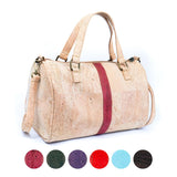 Natural Cork Women's Duffle Bag - Eco-Friendly Chic