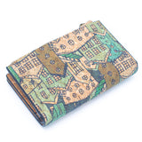 6 Pack Floral & Mosaic Cork Wallets