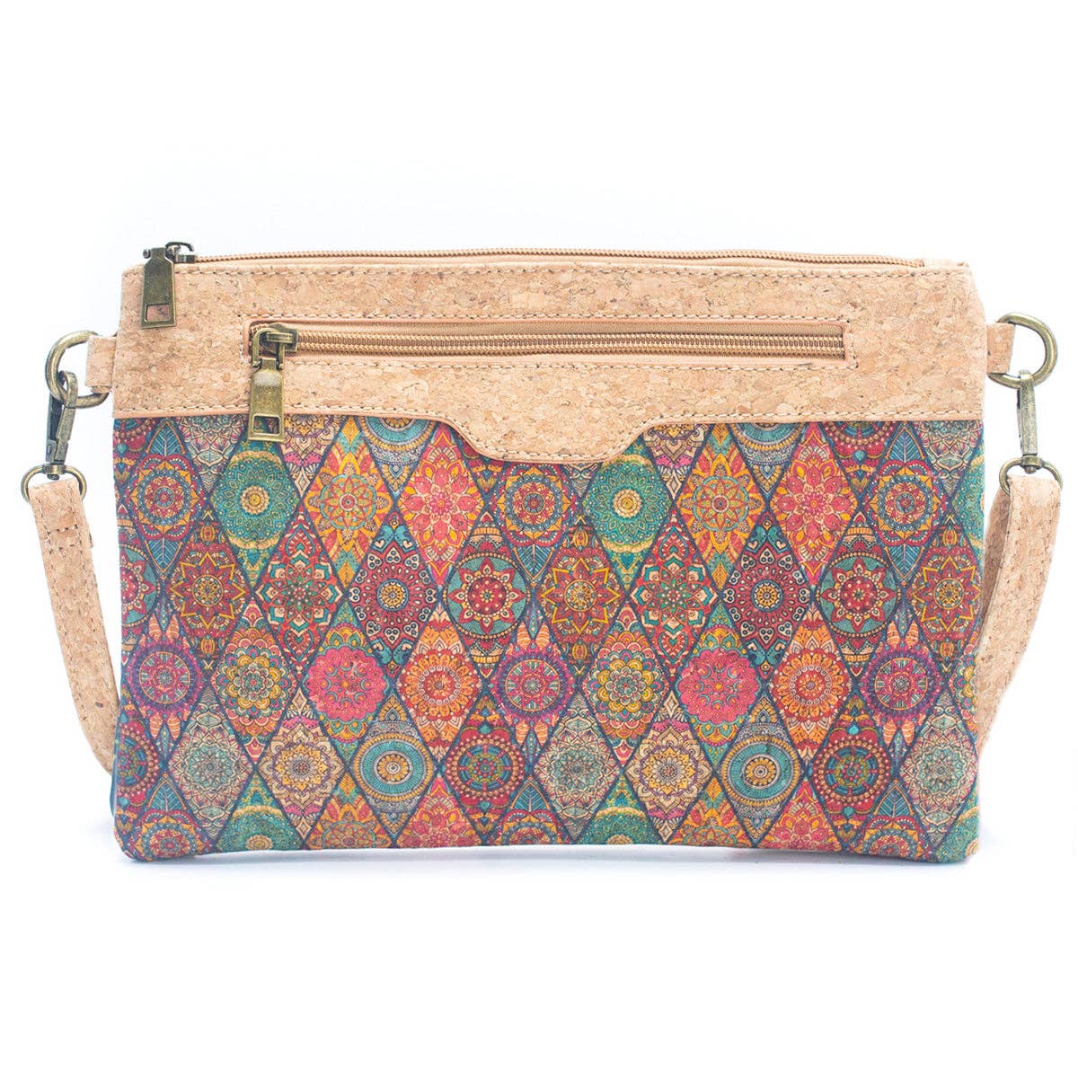 Women's Small Cork Crossbody / Clutch Bag CORKADIA